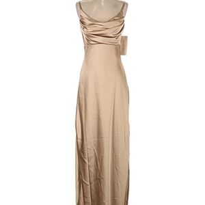 Revelry Satin Dress - Champagne - Never Worn NWT